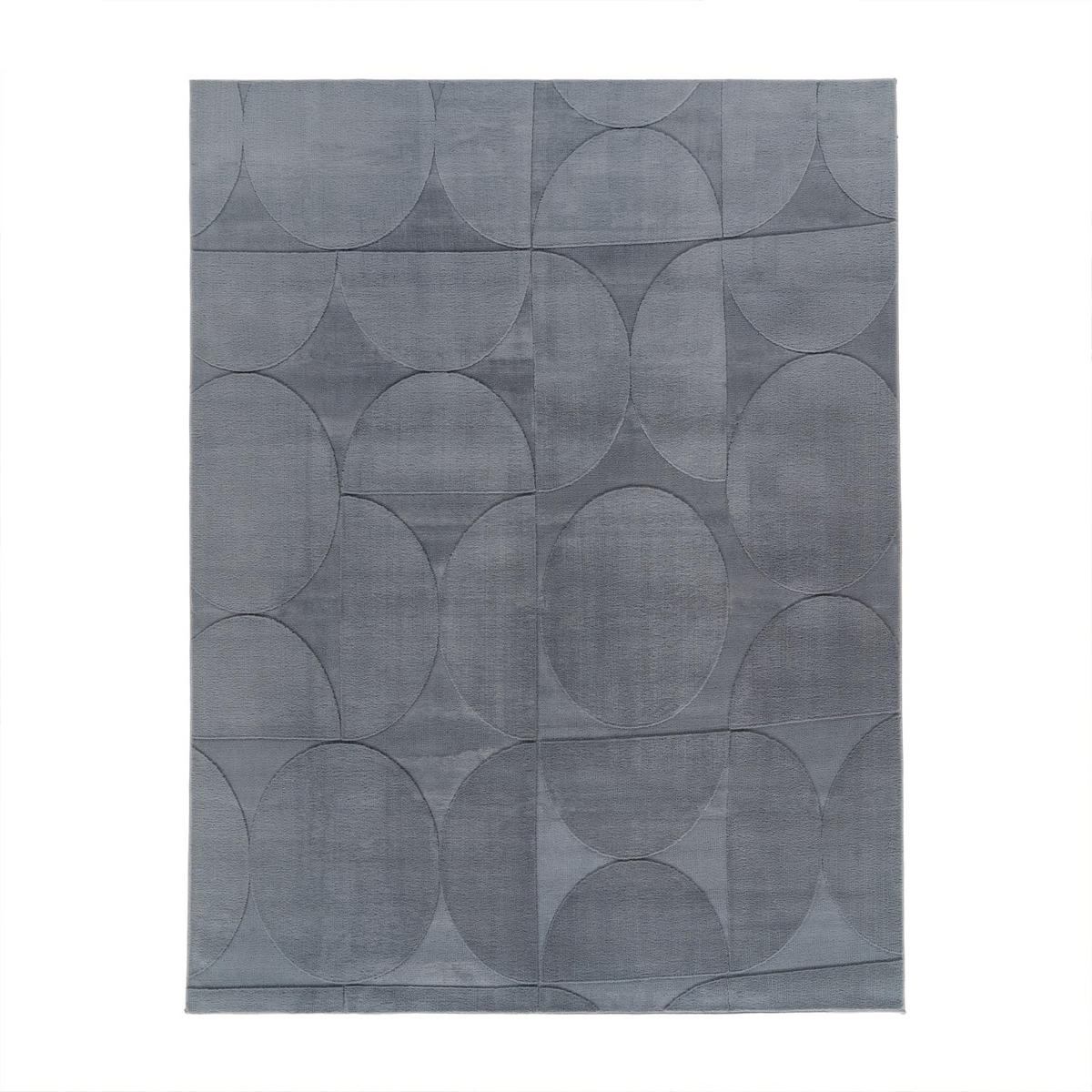 FLACHWEBETEPPICH Boho Anthrazit 160 x 220 cm - Anthrazit, Kunststoff (160/220cm) - TT Home
