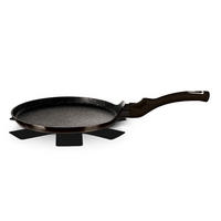 CRÊPEPFANNE Schwarz 28/28/2 cm BH7132 - Schwarz, Kunststoff (28cm) - Berlinger Haus