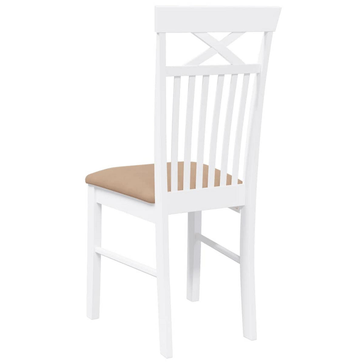 STUHL-SET 2 Stk Eisenhain 42.5/94/53.5 cm - Weiß, Holz (42.5/94/53.5cm) - ZMH