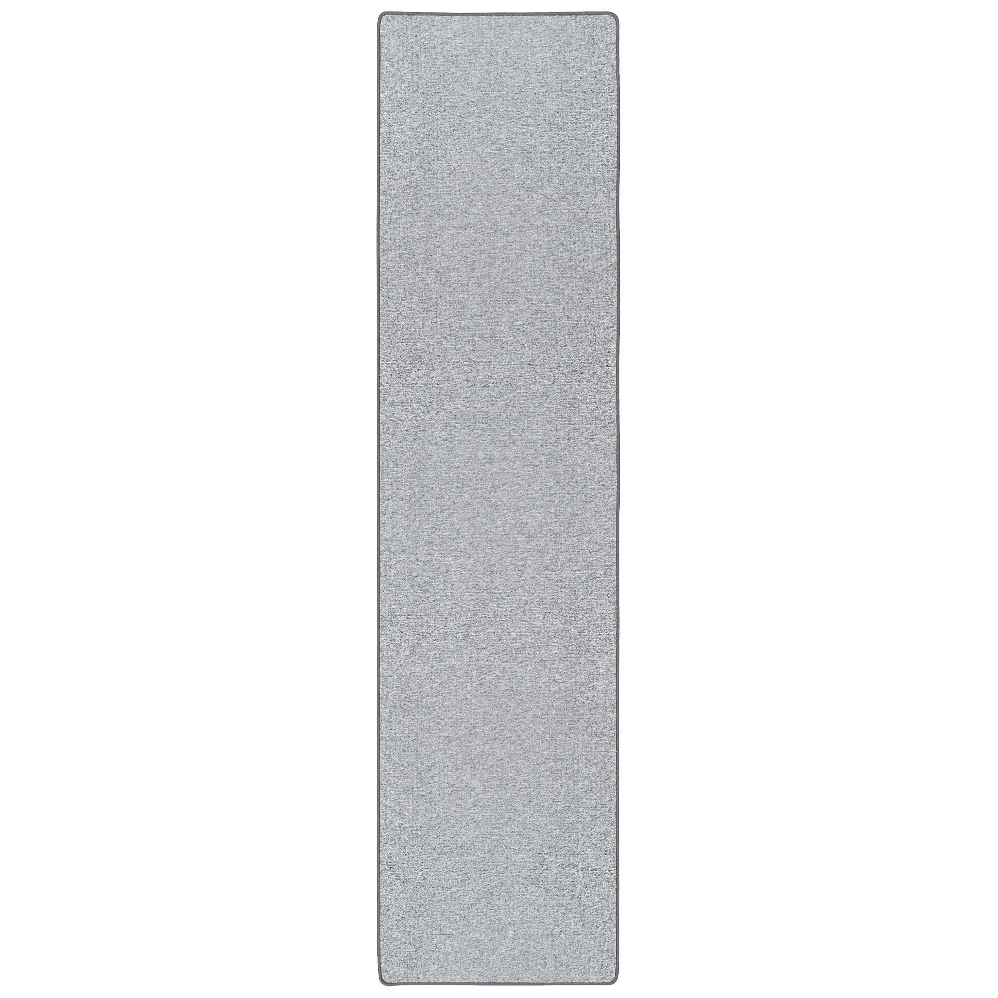 FEINSCHLINGEN VELOUR LÄUFER TEPPICH STRONG - Silberfarben, Textil (100/100cm) - Snapstyle