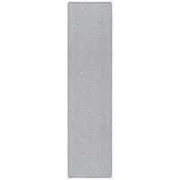 FEINSCHLINGEN VELOUR LÄUFER TEPPICH STRONG - Silberfarben, Textil (100/100cm) - Snapstyle