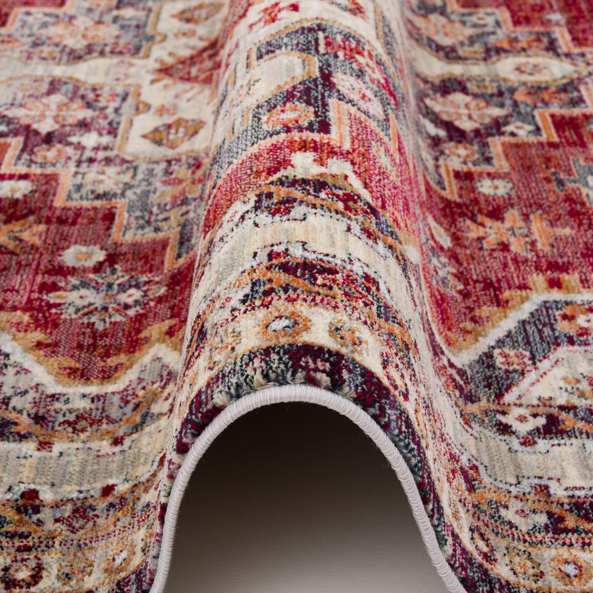 ORIENT VINTAGE TEPPICH NAVIRA - Rot, Textil (120/175cm) - Pergamon