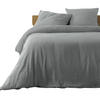 BETTWÄSCHE Angelia 240/220 cm - Grau, Naturmaterialien (220/240cm) - Douceur d´intérieur