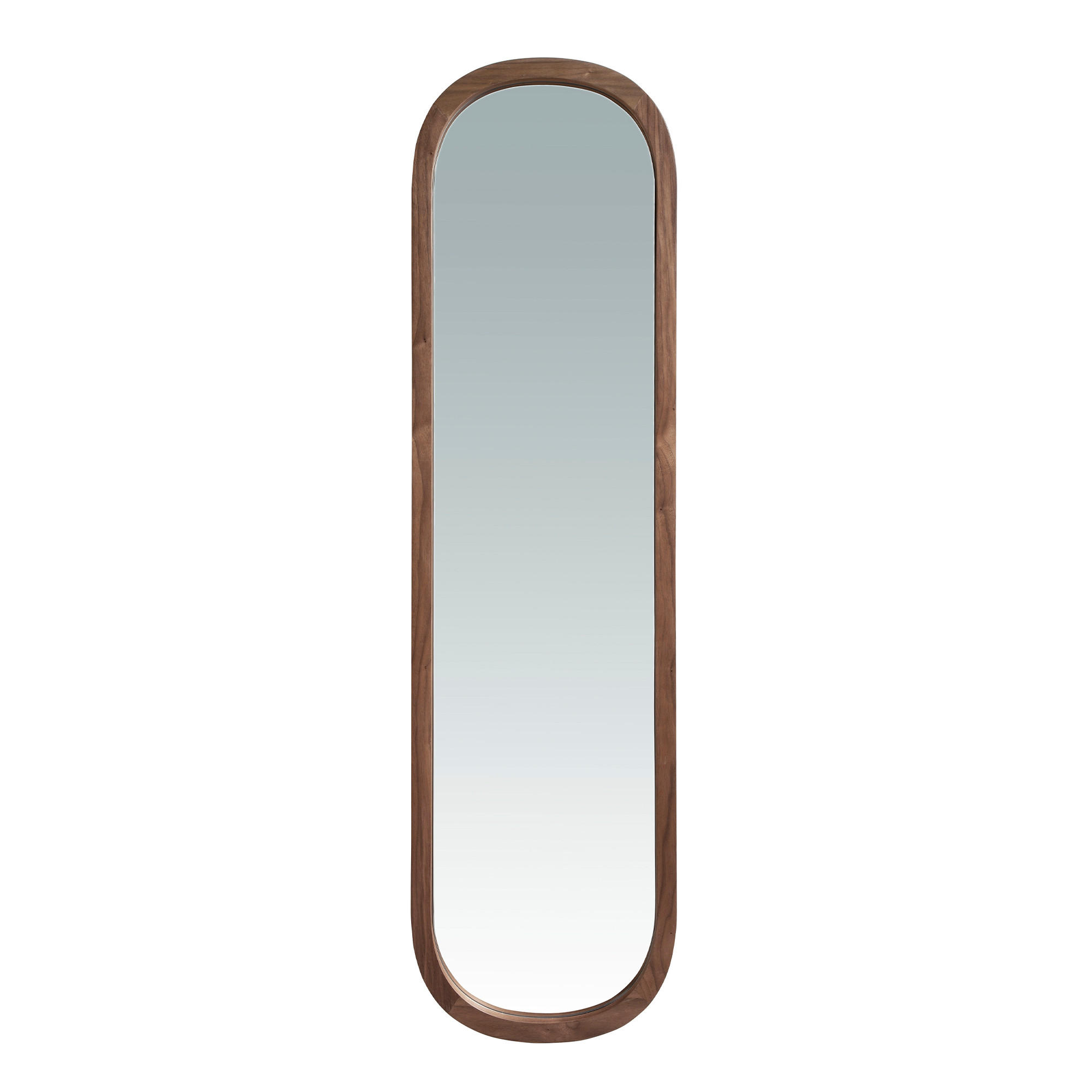 WANDSPIEGEL Walnuss 40/4/4 cm - Walnussfarben, Holz (40/4/4cm) - ANGEL CERDA