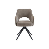 STUHL - 58 cm x 59 cm - Stoff - Taupe - KONYA - Taupe, Textil (58/84/59cm) - Vente-Unique