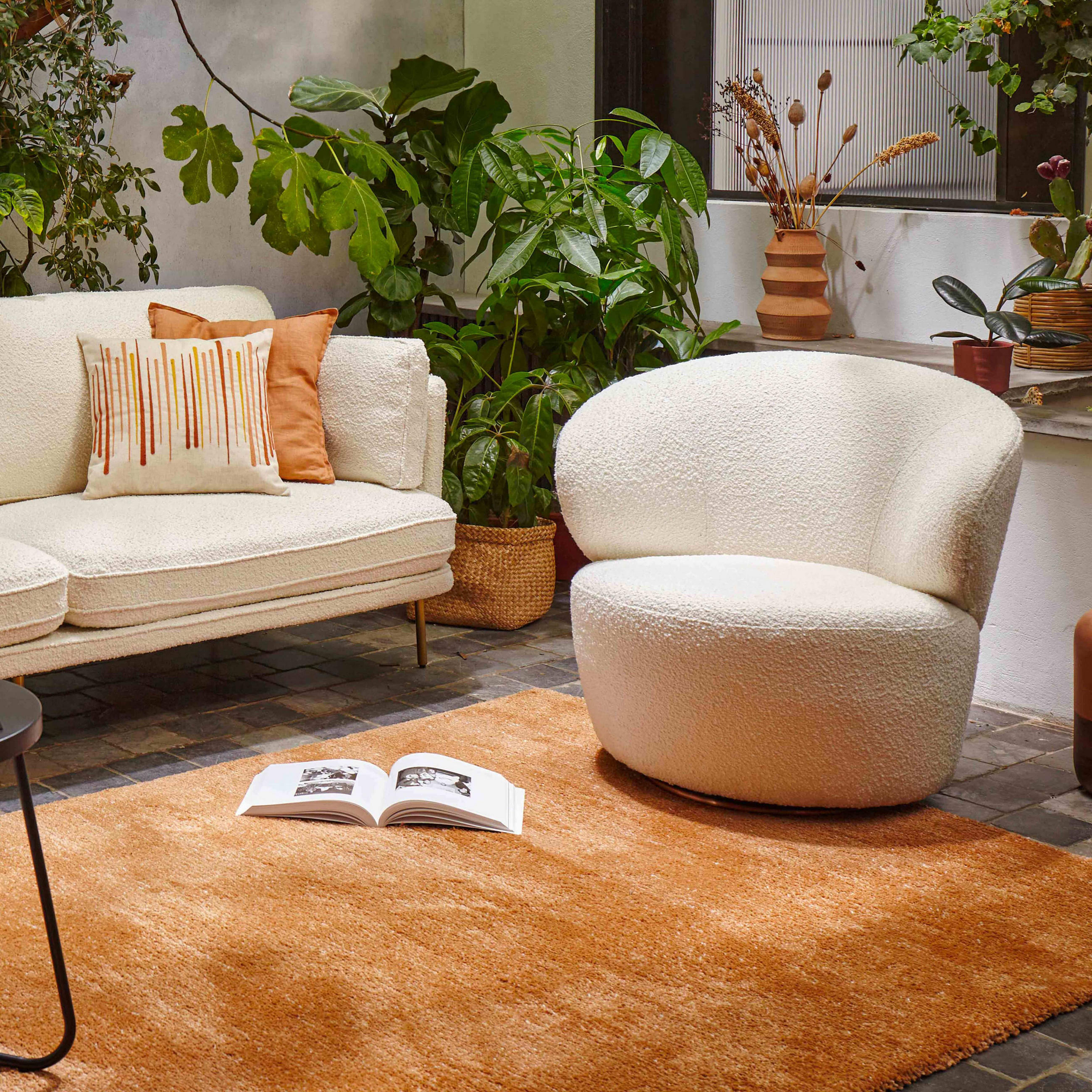 TEPPICH, 160 x 230 cm, Braun - Braun, Textil (230/160cm) - Oviala