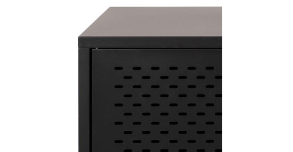 SIDEBOARD Newcastle in - Schwarz, Design, Metall (125/75/40cm) - Ambia Home