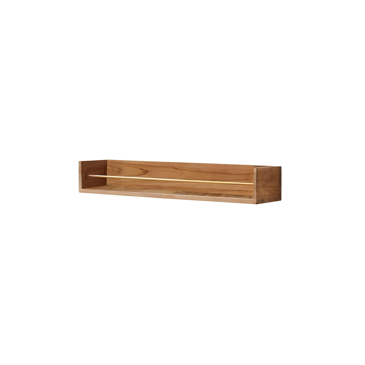BADREGAL Sasha Natur aus Teak - Naturfarben, Holz (100/15/20cm) - Tikamoon