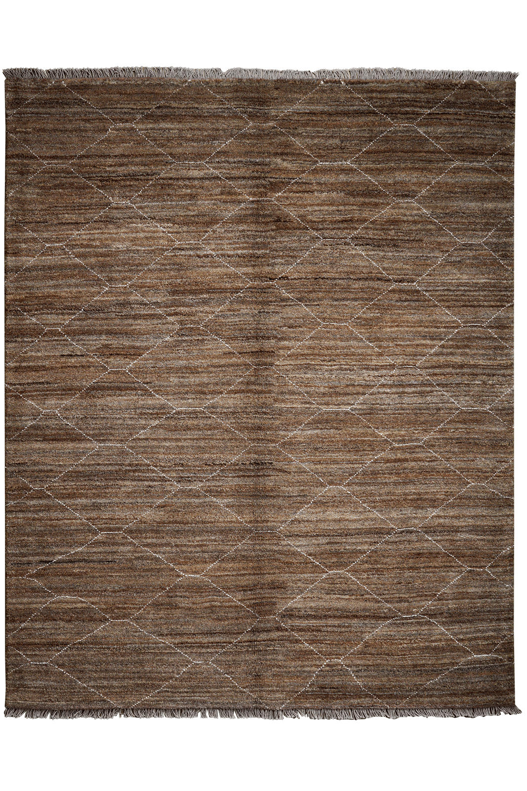 Looma Gabbeh-Teppich Braun, Grau 157x195 cm