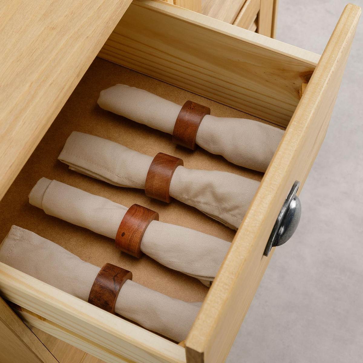 KOMMODE VENETA - Kieferfarben, Holz (78/75/40cm) - IDIMEX