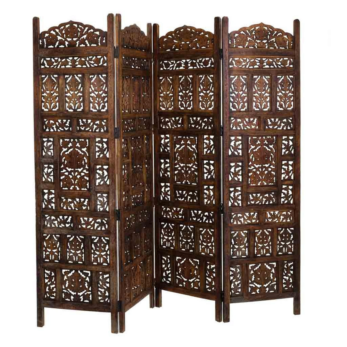 PARAVENT aus Holz, braun, 2x180cm - Braun, Holz (50/180/2cm) - Wanderlust