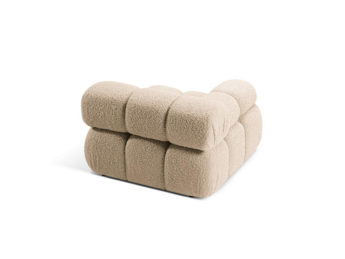 MODUL links Bellis aus Boucle sandfarben - Sandfarben, Textil (94/70/94cm) - Micadoni