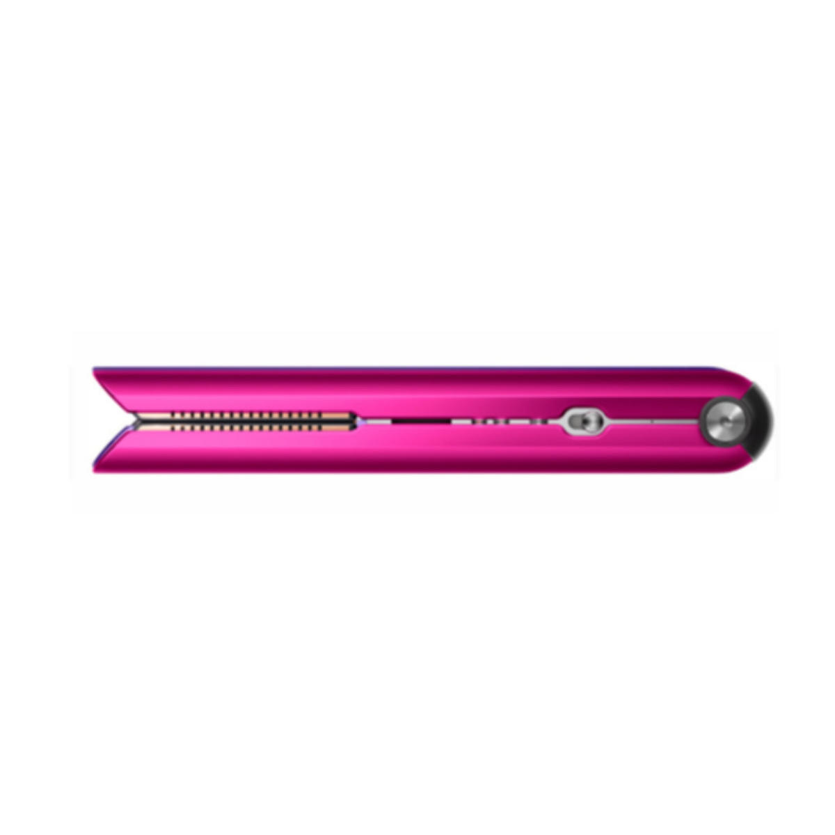 HAARGLÄTTER Corrale Fuchsia Nickel Kabellos, Glätteisen, Stylinggerät, Haarglätter, OLED Display, Ladestation, Reise Haarglätter, Lockenstyler, Beauty - Pink, Kunststoff/Metall (4.1/4.5/29.2cm) - Dyson
