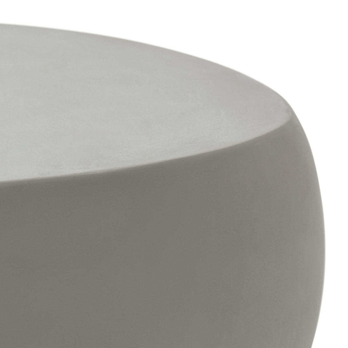 COUCHTISCH IKARIA aus Zement 107 x 100 x 41 cm - Grau, Naturmaterialien (107/100/41cm) - Elementi