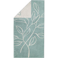 HANDTÜCHER ATELIER FLORAL 6239 FJORD - 47 - Blau, Textil (70/140cm) - Cawoe