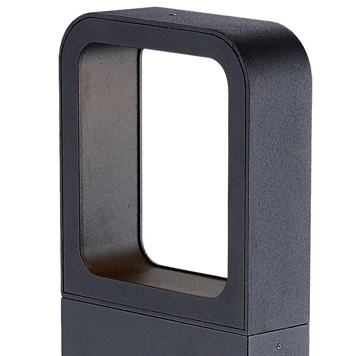 LED AUSSENSTEHLEUCHTE Aluminium Dunkelgrau - Schwarz, Metall (12/5/65cm) - Globo Lighting