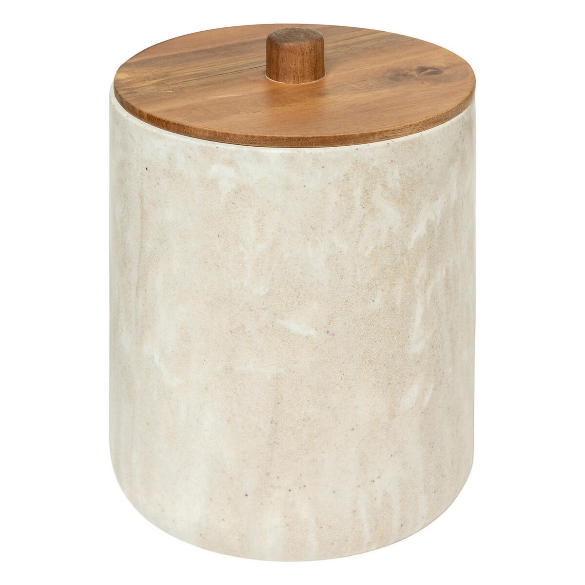 MÜLLEIMER Come, Polyresin, Beige, 5 L - Beige, Kunststoff (18.5/25.3/18.5cm) - 5five Simply Smart
