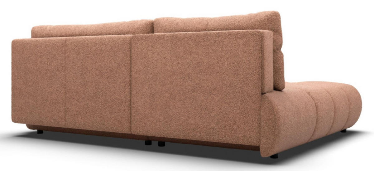 ECKSOFA Ceglasty MILA Ausziehbar Ohne Armlehnen Links - Orange, Textil (230/177cm) - Sepro Meble