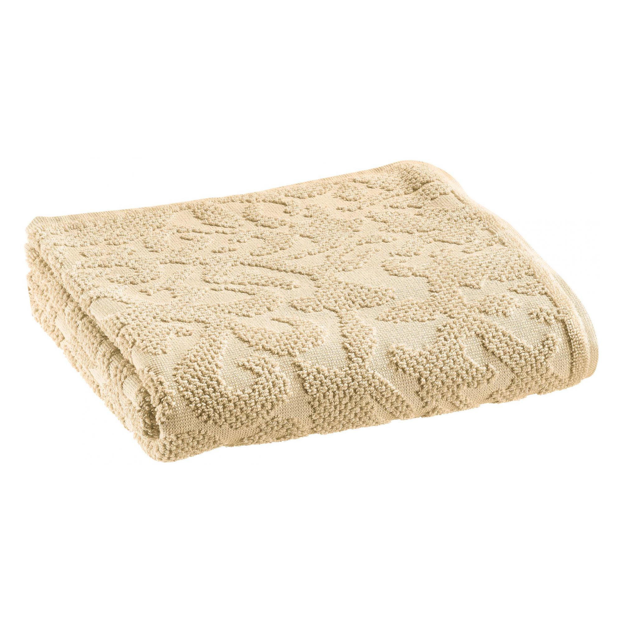 HANDTUCH Gilda leinen 50 x 100 cm - Braun, Textil (50/100cm) - Vivaraise