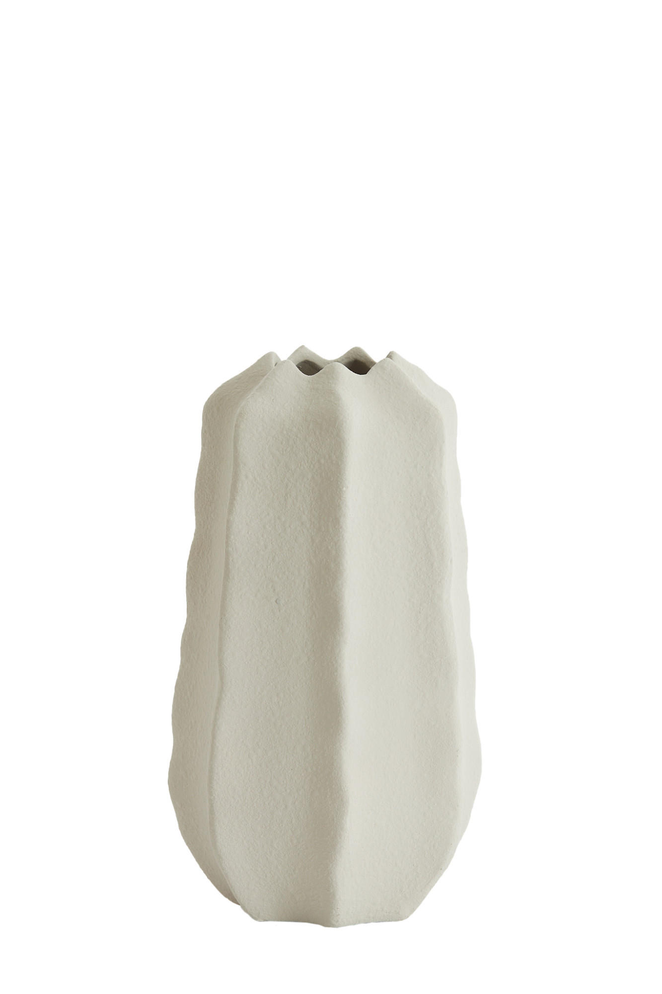 VASE Arieiro Weiß Ø15/27 cm - Weiß, Keramik (27cm) - Light & Living