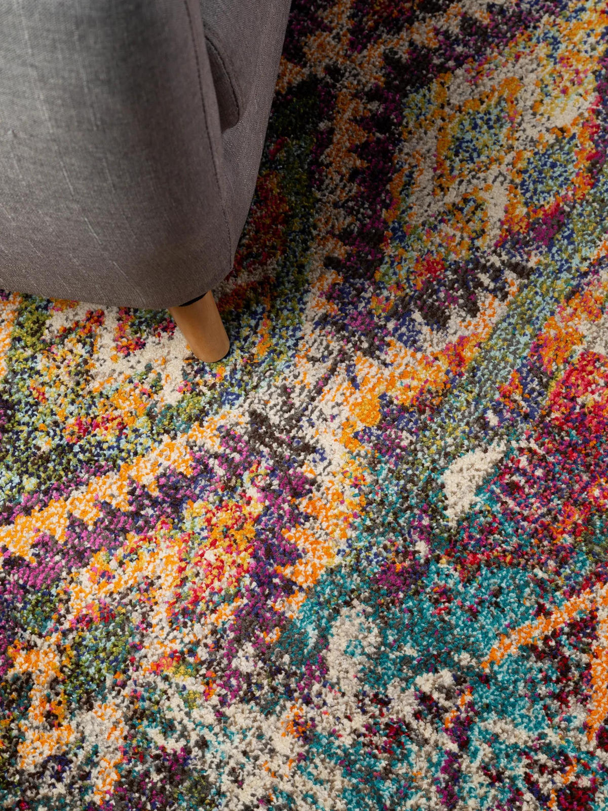 TEPPICH Casa Multicolor 80x150 cm - Multicolor, Textil (80/150cm) - benuta Nest