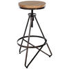 BARHOCKER Metall bronze - Bronzefarben, Metall (44/67/44cm) - CLP
