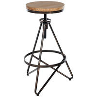BARHOCKER Metall bronze - Bronzefarben, Metall (44/67/44cm) - CLP