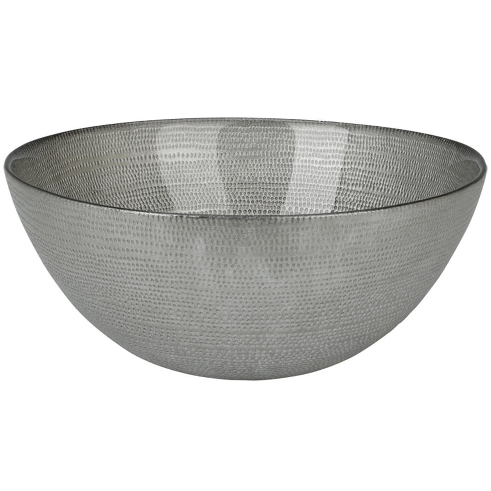 SCHÜSSEL Silber Silber 21/21/9 cm Glas - Silberfarben, Glas (21cm) - Mondex