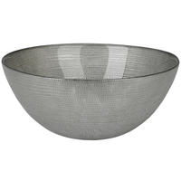 SCHÜSSEL Silber Silber 21/21/9 cm Glas - Silberfarben, Glas (21cm) - Mondex