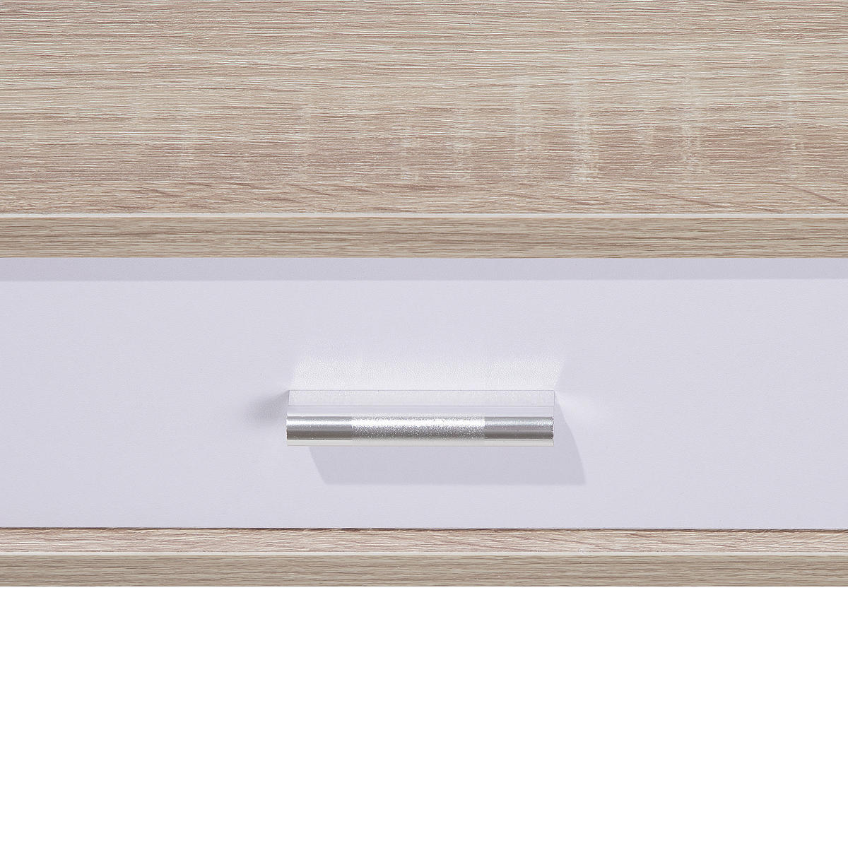 SCHREIBTISCH heller Holzfarbton 100/48/76 cm Deora - Hellgrau, Holzwerkstoff (48/100/76cm) - Beliani
