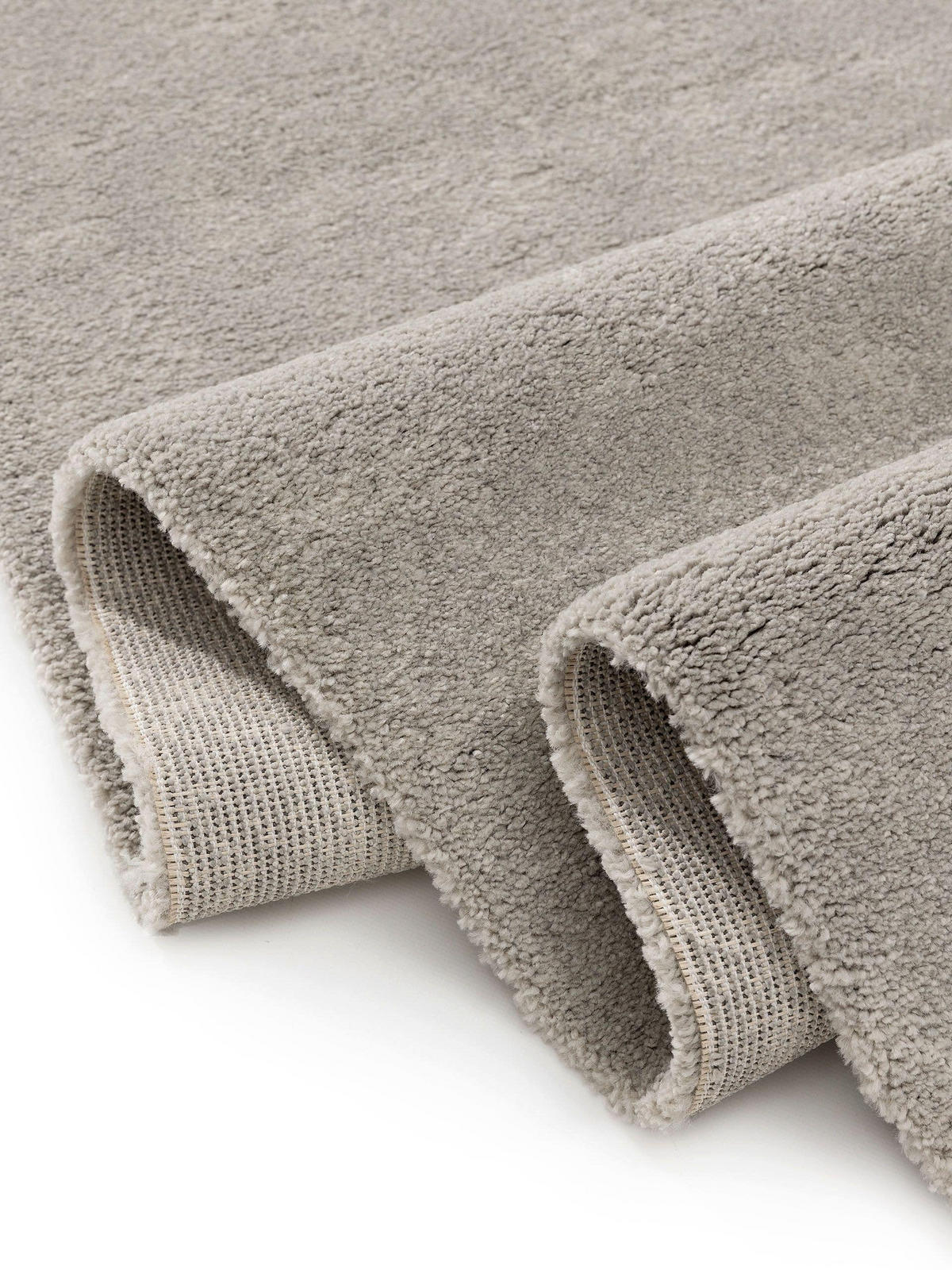 LÄUFER Tacoma Hellgrau 80x300 cm - Hellgrau, Textil (80/300cm) - benuta Nest