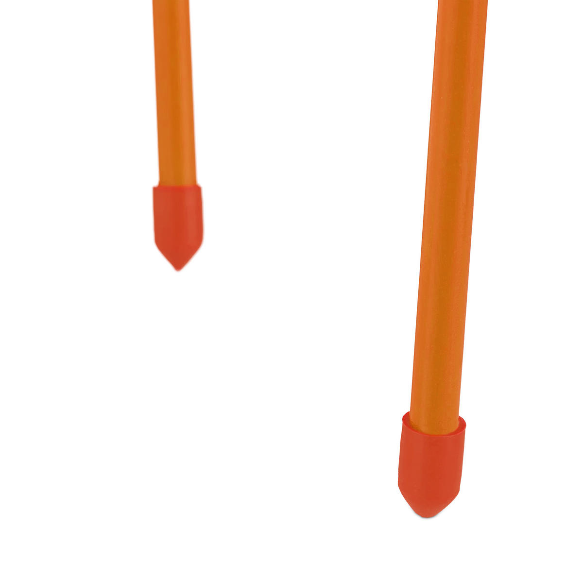 6XRANKHILFE - Orange, Kunststoff/Metall (28/76/28cm) - Relaxdays