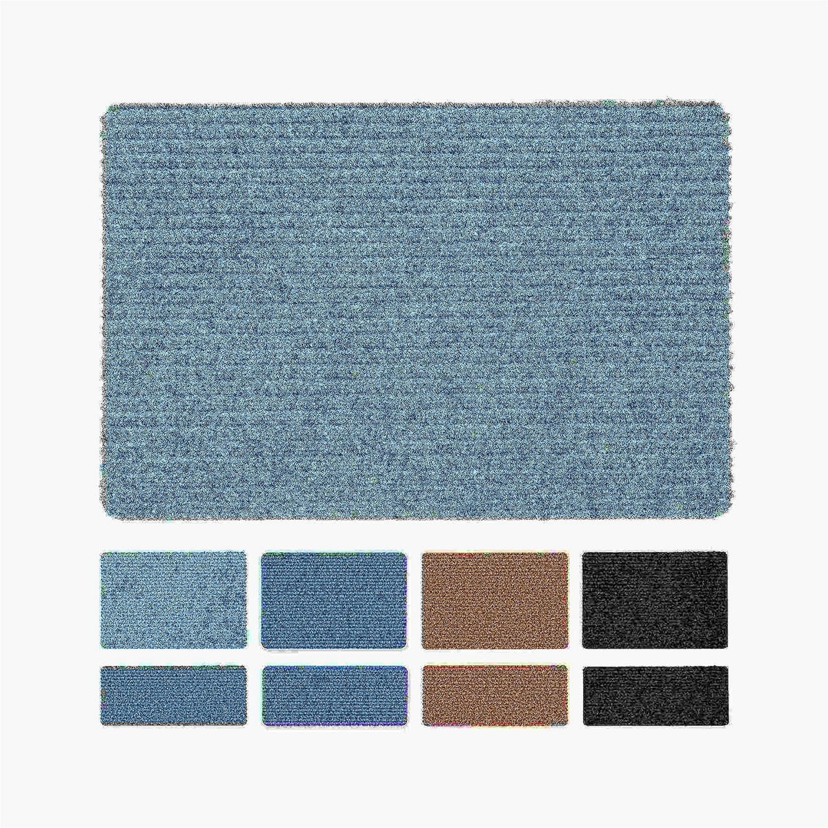 FUSSMATTE INNEN RB 2ER SET - Silberfarben, Textil (40/60cm) - Astra
