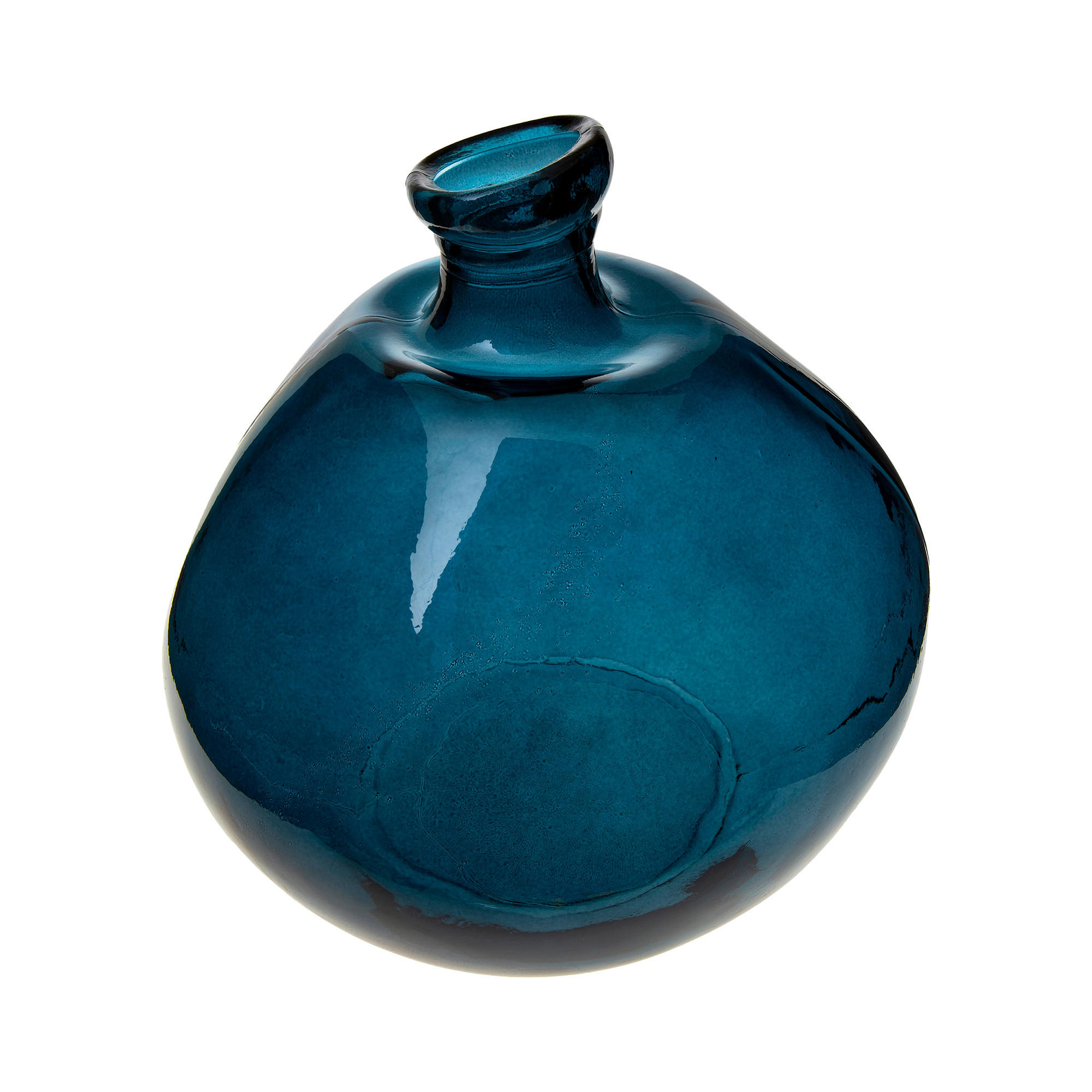 VASE für Schnittblumen 33/33/33 cm - Dunkelblau, Glas (33/33cm) - Atmosphera Createur d´interieur
