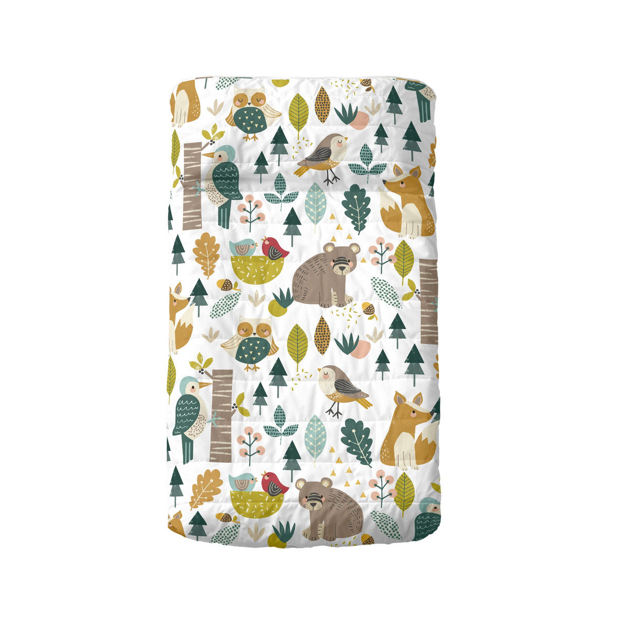 TAGESDECKE Harvestwood 100x130 cm (Kinderbett) - Multicolor, Textil (100/130cm) - Happy Friday