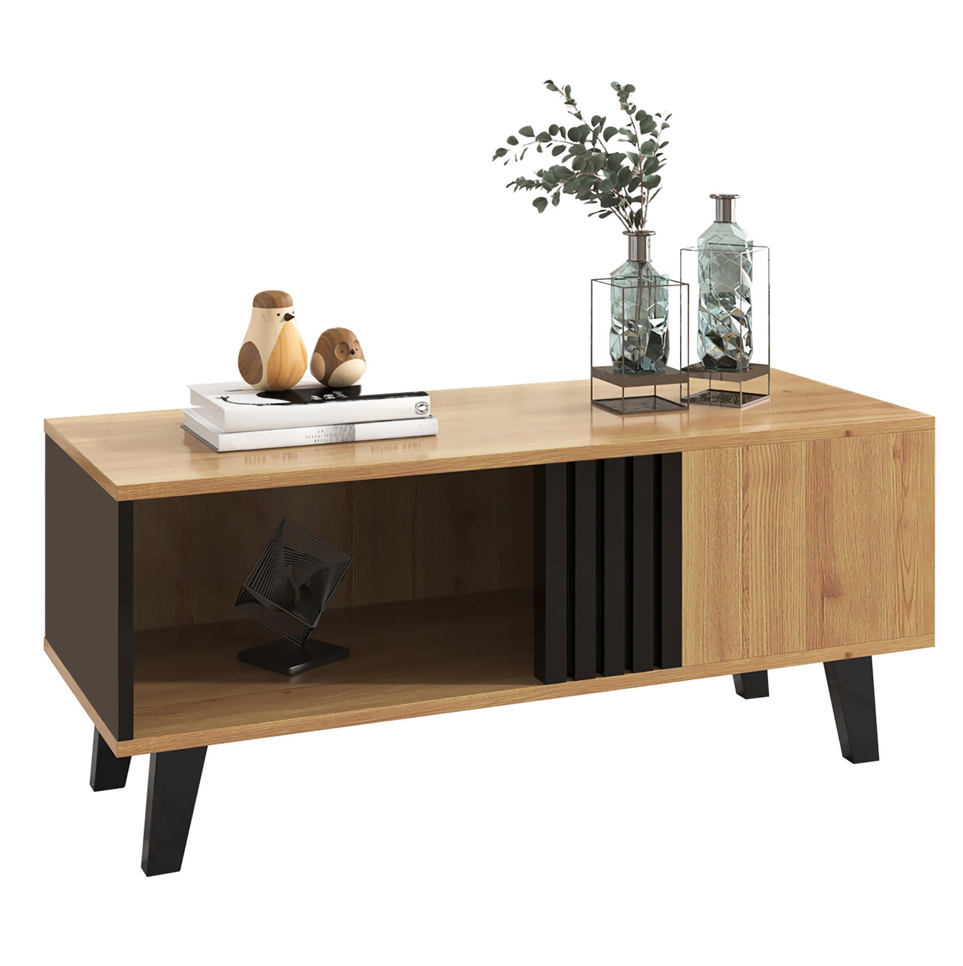 Meubliv Couchtisch Braun 60x45x100 cm
