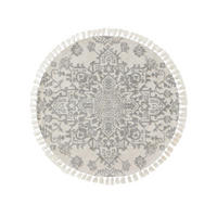 TEPPICH rund Elias Grau ø 150 cm rund - Grau, Textil (150/150cm) - benuta Nest