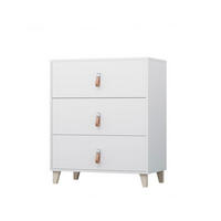 KINDERKOMMODE FAGOT 2 80/96/45 in Weiß Scandi-Still - Weiß, Holzwerkstoff (80/96/45cm) - Deine Möbel 24