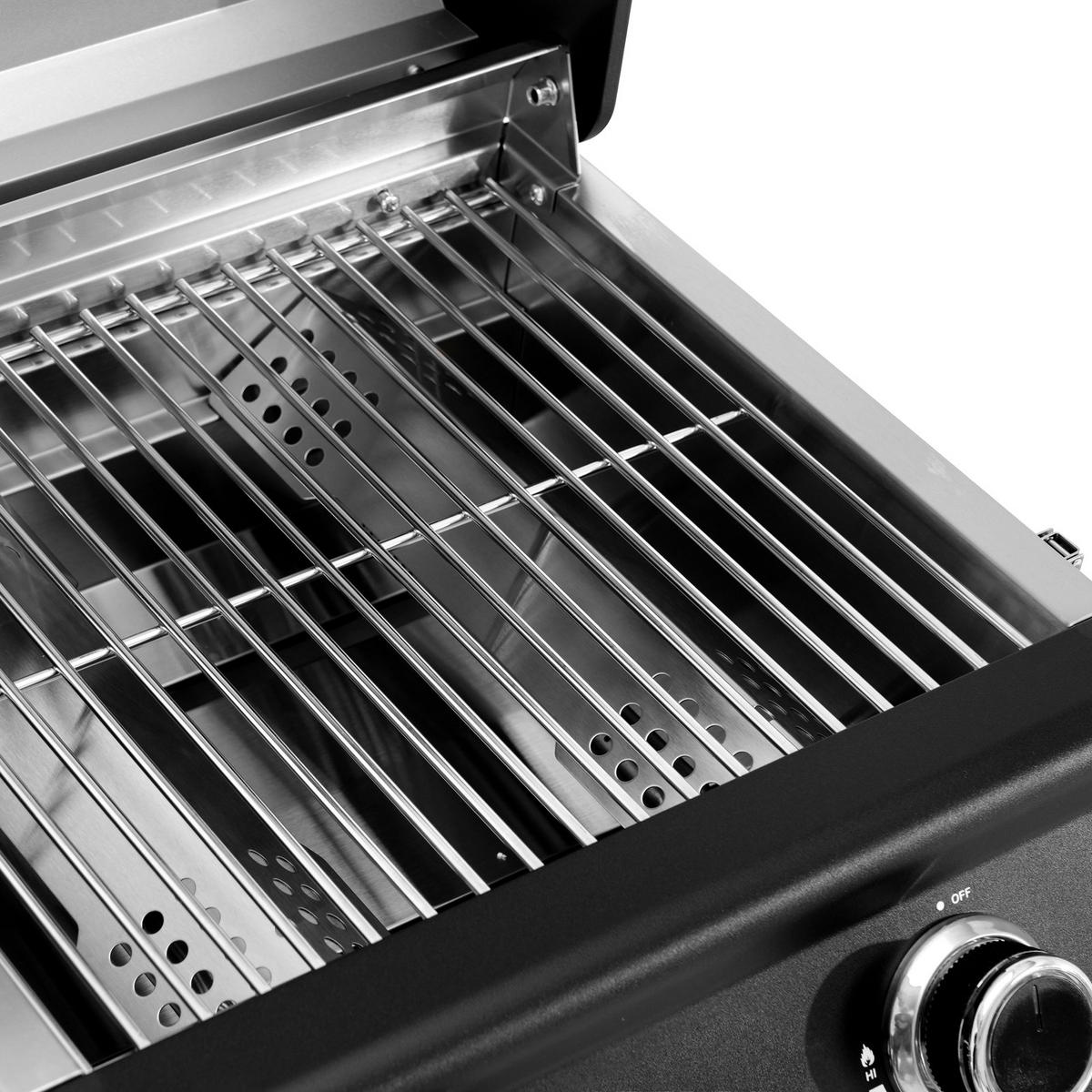 GASGRILL PLATINUM COMPACT DARK - Schwarz, Metall (45/34/45cm) - TAINO