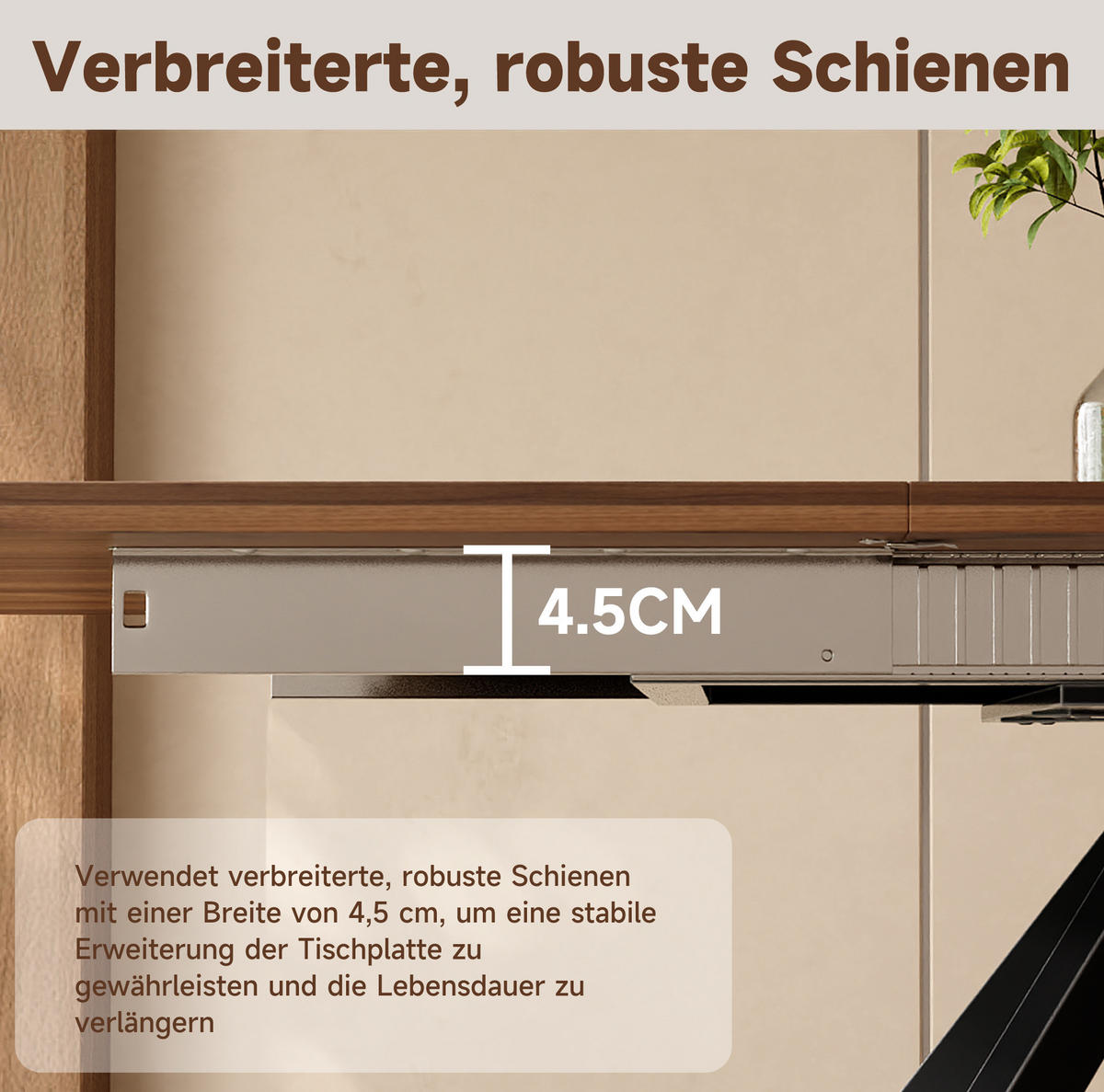 ESSTISCH 160/200/240/90 cm ausziehbar, für 6-10 Personen mit Metallbeinen und MDF-Tischplatte, Walnuss - Walnussfarben, Holzwerkstoff (240/90/74.5cm) - Redom