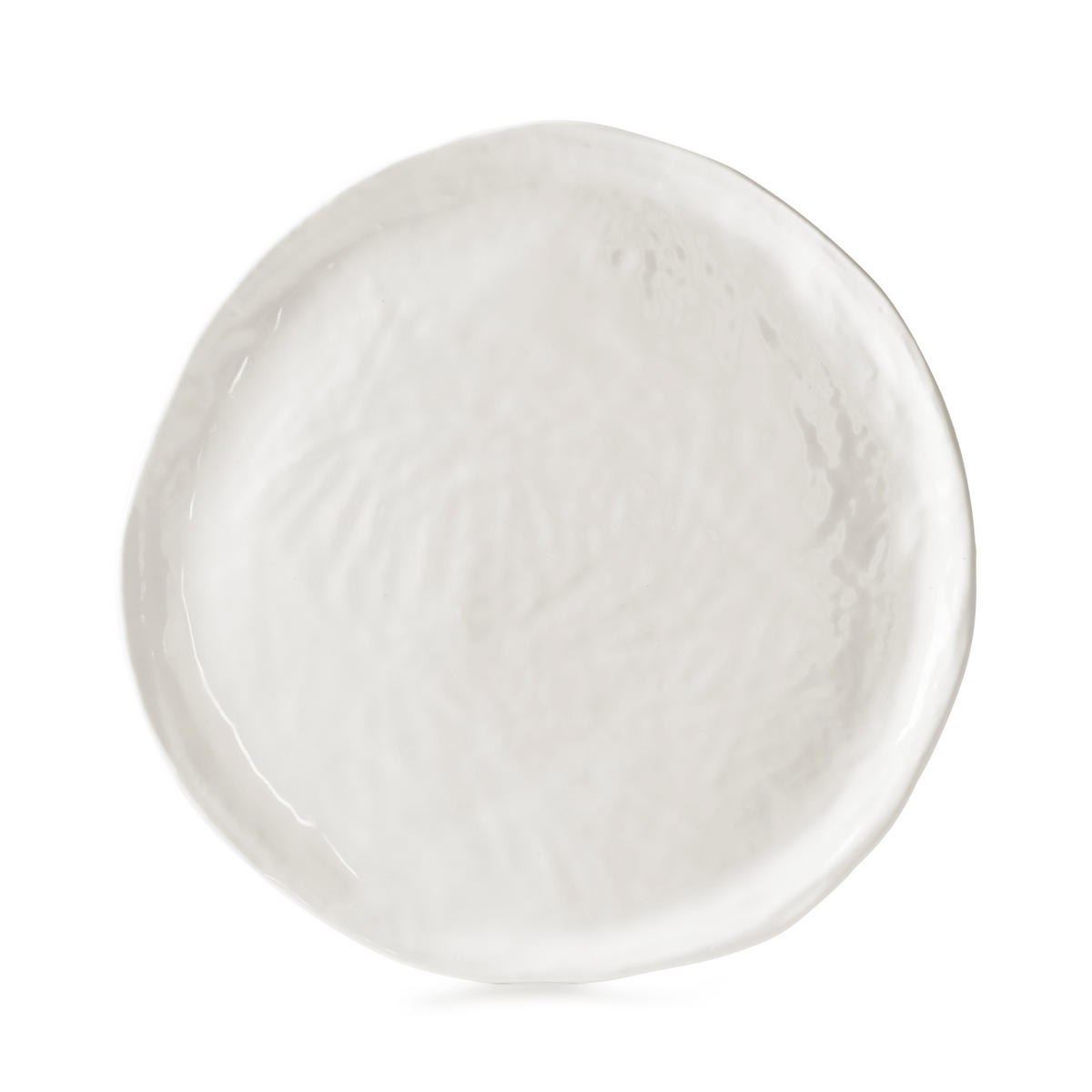 TELLER FLACH YLI 26,5 CM Alabaster Weiss - Weiß, Keramik (26.5cm) - Revol Porcelaine France