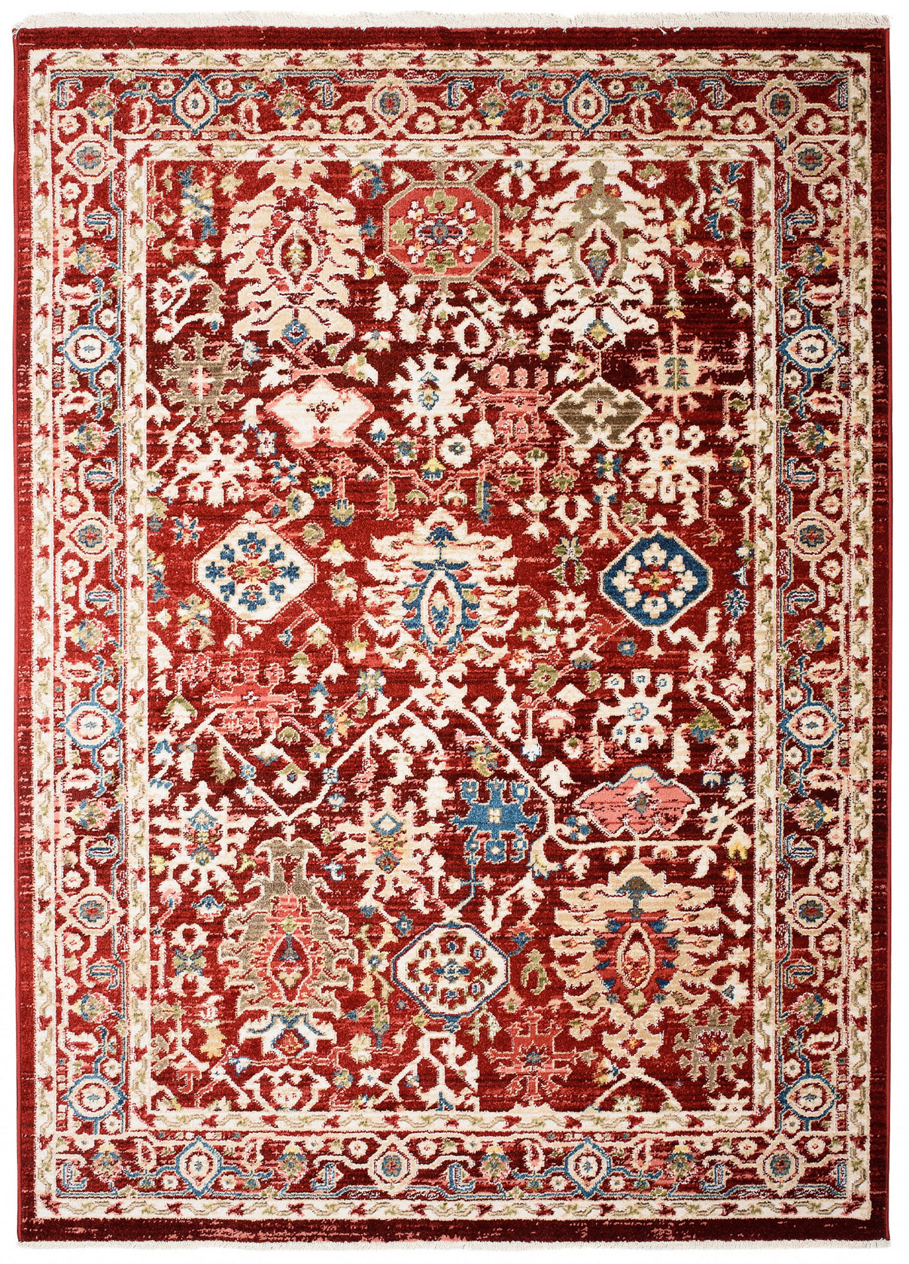 TEPPICH RIVIOLI Rot 80/150 cm - Rot, Textil (80/150cm) - Tapiso