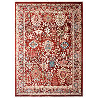 TEPPICH RIVIOLI Rot 80/150 cm - Rot, Textil (80/150cm) - Tapiso