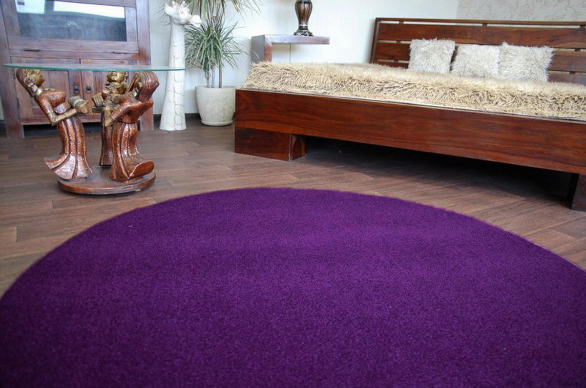 TEPPICH rund ETON 200 cm - Lila, Textil (200/200cm) - rugsX