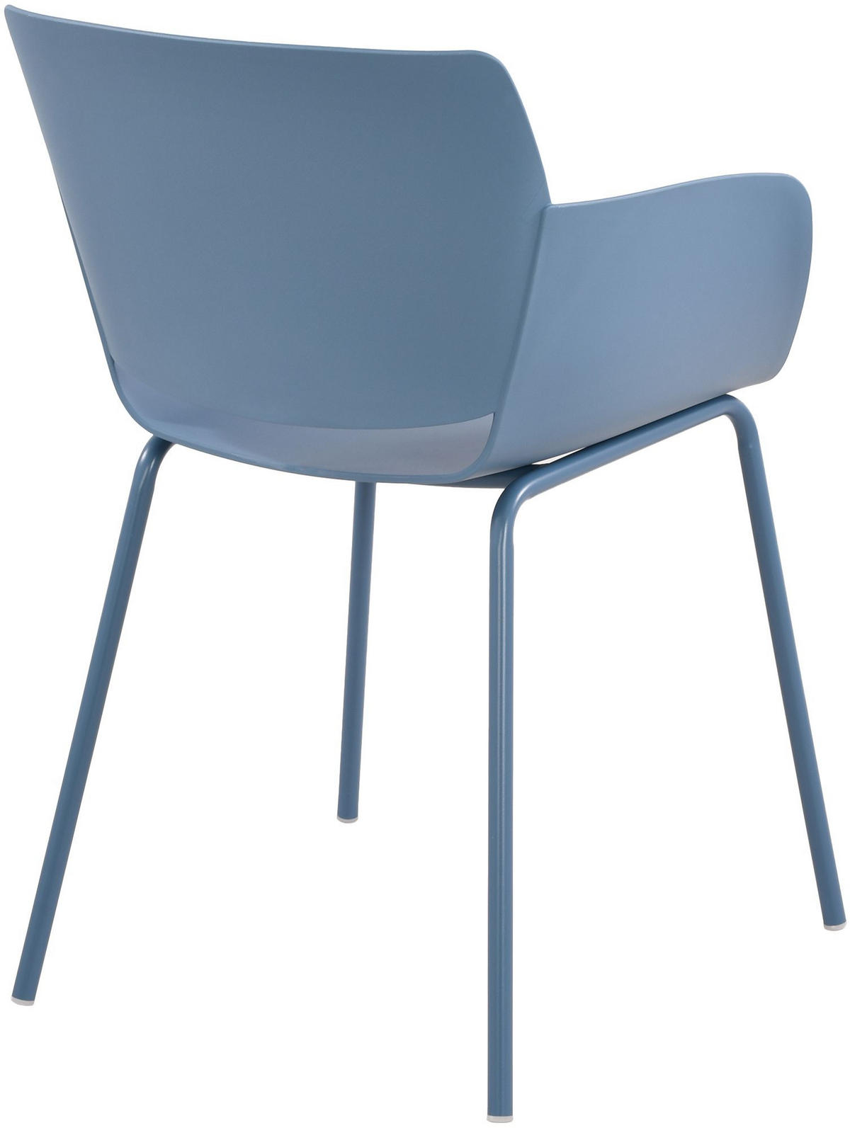 STUHL 2 Kunststoff Blau - Blau, Kunststoff/Metall (58/80/54cm) - CLP