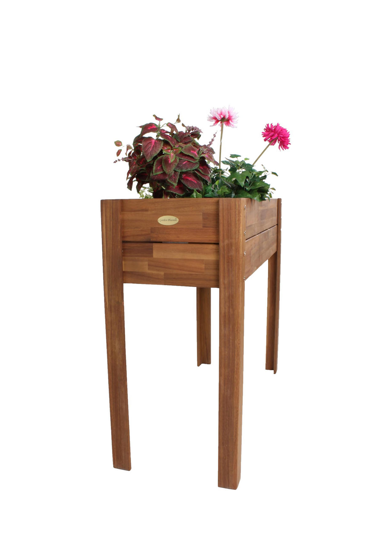 HOCHBEET Robert Natur Akazie Holz-Hochbeet für Garten - Naturfarben, Holz (40/84/100cm) - DELUKE