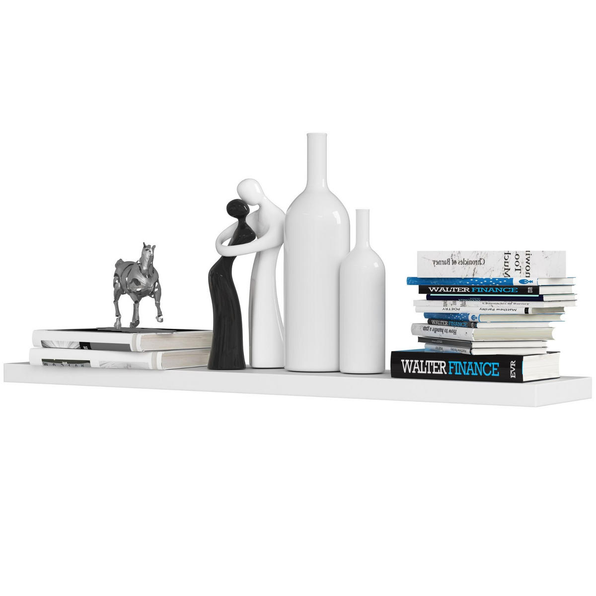 WANDREGAL Weiß 3/100/20 - Weiß, Textil (100/3/20cm) - RAUMHIRSCH FURNITURE