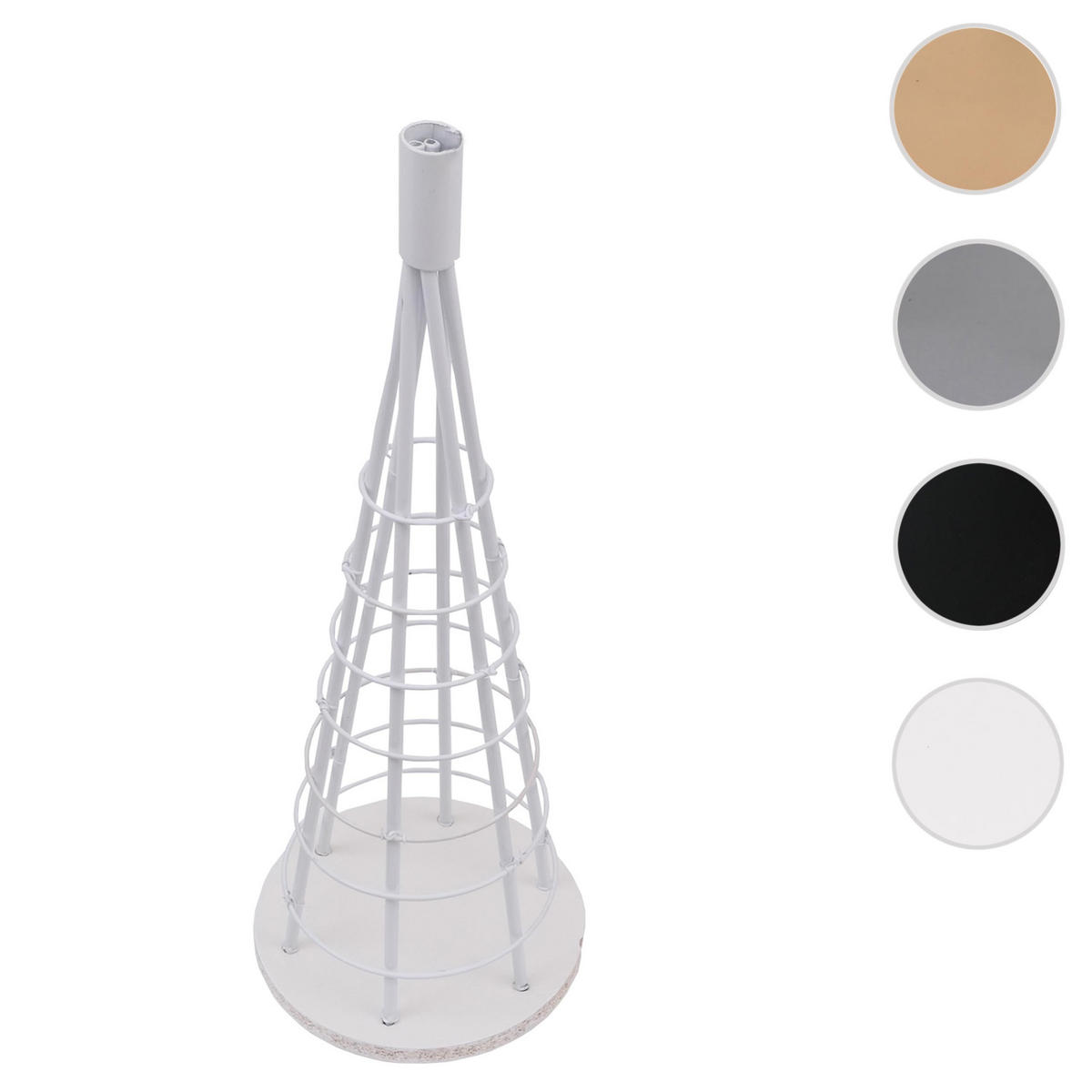 DEKO-BAUM Weiß - Weiß, Metall (60cm) - MCW