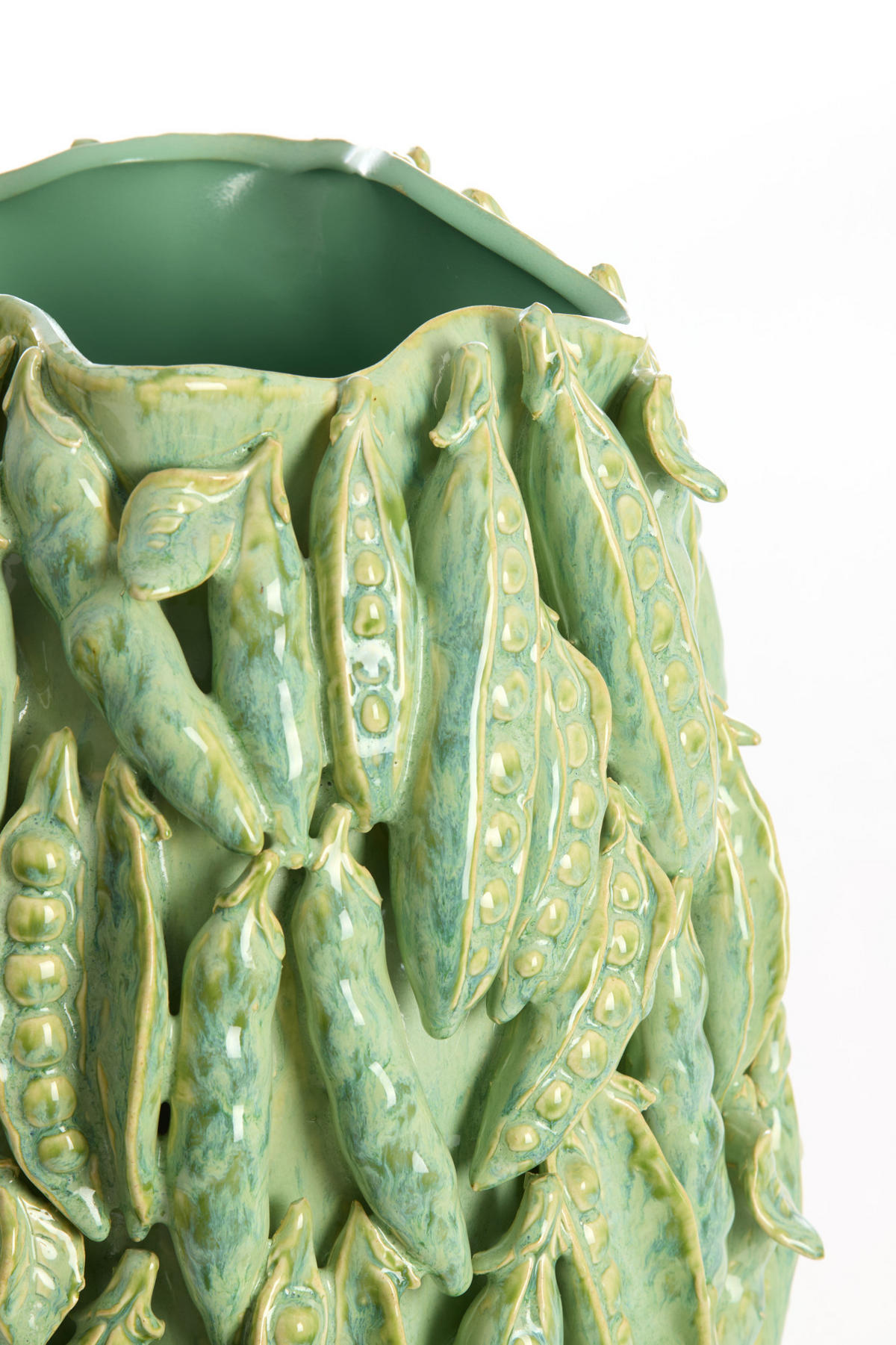 VASE Faba Grün Ø31,5/45 cm - Grün, Keramik (45cm) - Light & Living