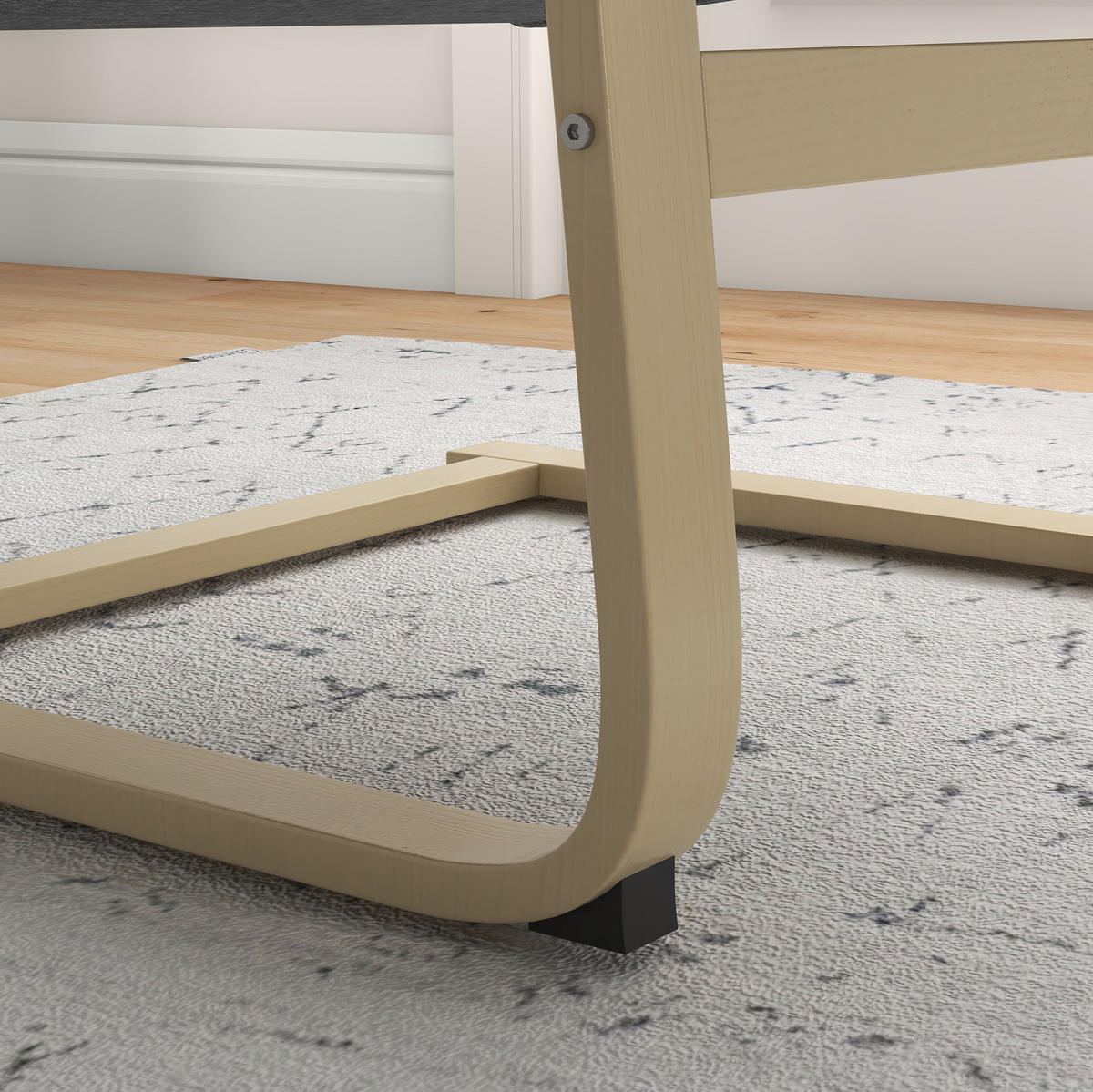 RELAXSESSEL Leinenoptik mit Kopfstütze, C-Holzgestell 78/65/96 cm Dunkelgrau - Dunkelgrau, Textil (65/96/78cm) - Redom